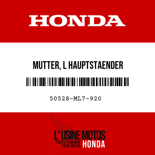 image de 50528-ML7-920 MUTTER, L HAUPTSTAENDER