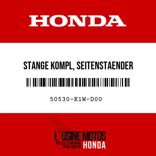 image de 50530-K1W-D00 STANGE KOMPL, SEITENSTAENDER