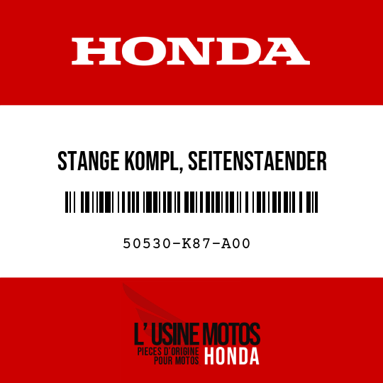 image de 50530-K87-A00 STANGE KOMPL, SEITENSTAENDER