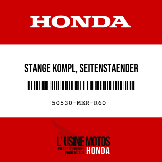 image de 50530-MER-R60 STANGE KOMPL, SEITENSTAENDER