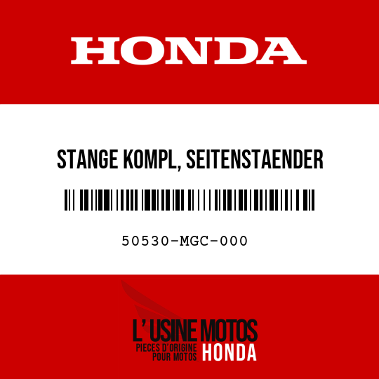 image de 50530-MGC-000 STANGE KOMPL, SEITENSTAENDER
