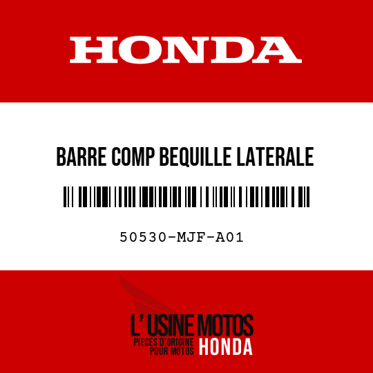 image de 50530-MJF-A01 BARRE COMP BEQUILLE LATERALE