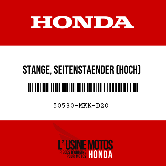 image de 50530-MKK-D20 STANGE, SEITENSTAENDER (HOCH)