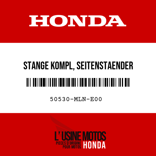 image de 50530-MLN-E00 STANGE KOMPL, SEITENSTAENDER