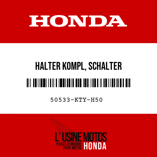 image de 50533-KTY-H50 HALTER KOMPL, SCHALTER