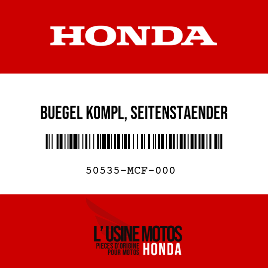 image de 50535-MCF-000 BUEGEL KOMPL, SEITENSTAENDER