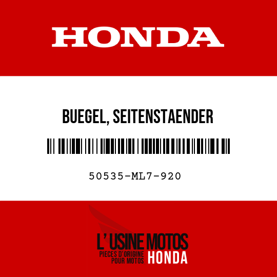 image de 50535-ML7-920 BUEGEL, SEITENSTAENDER