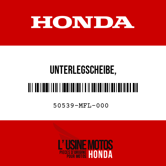 image de 50539-MFL-000 UNTERLEGSCHEIBE, SEITENSTAENDER-DREHZAPFEN