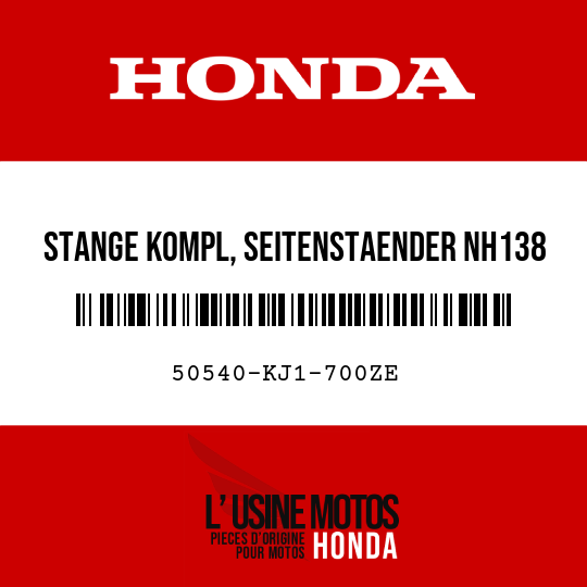 image de 50540-KJ1-700ZE STANGE KOMPL, SEITENSTAENDER NH138 