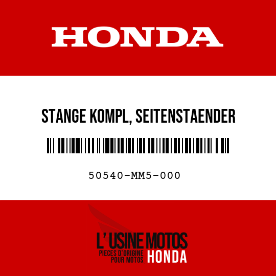 image de 50540-MM5-000 STANGE KOMPL, SEITENSTAENDER