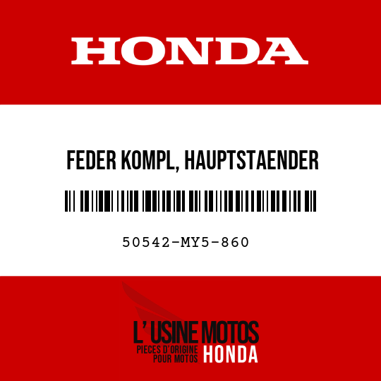 image de 50542-MY5-860 FEDER KOMPL, HAUPTSTAENDER