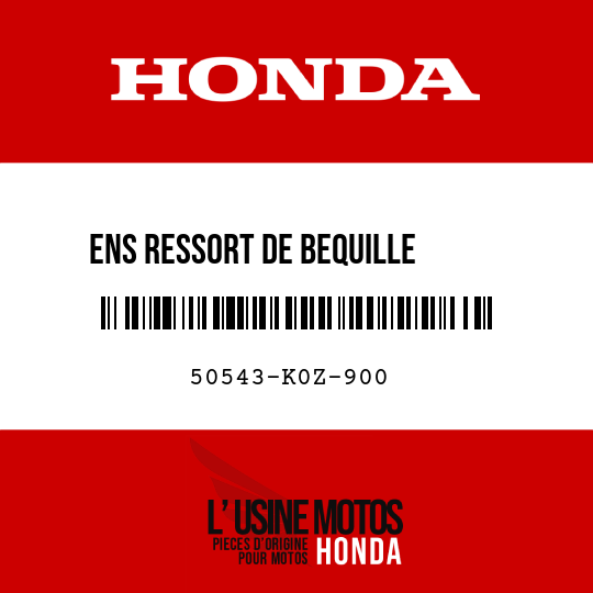image de 50543-K0Z-900 ENS RESSORT DE BEQUILLE      LATERALE