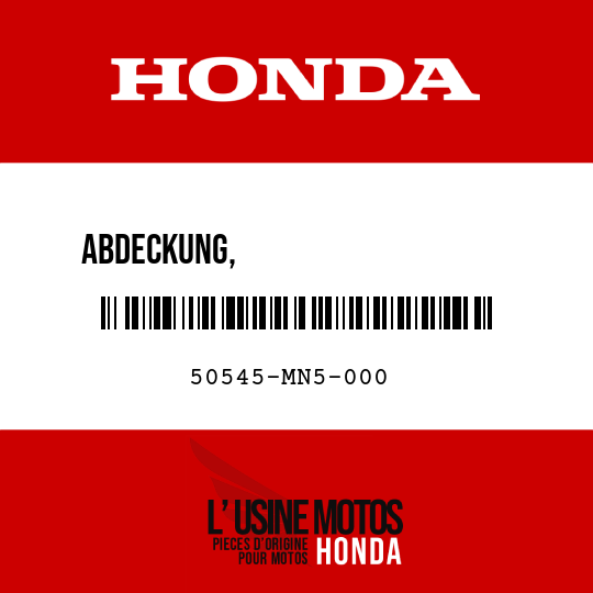 image de 50545-MN5-000 ABDECKUNG,                    SEITENSTAENDERSCHALTER