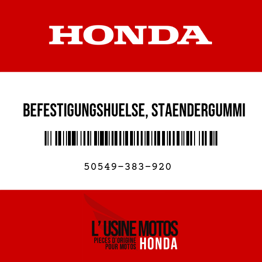 image de 50549-383-920 BEFESTIGUNGSHUELSE, STAENDERGUMMI