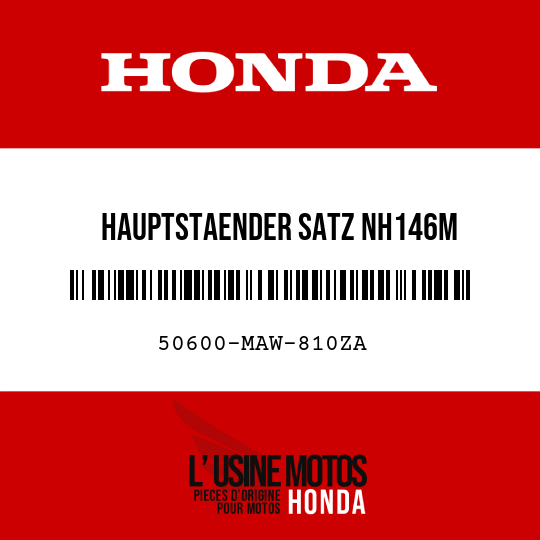 image de 50600-MAW-810ZA HAUPTSTAENDER SATZ NH146M 