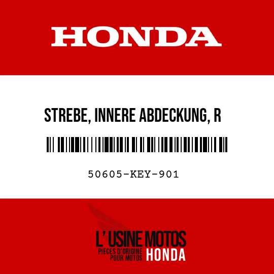 image de 50605-KEY-901 STREBE, INNERE ABDECKUNG, R