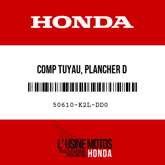 image de 50610-K2L-DD0 COMP TUYAU, PLANCHER D
