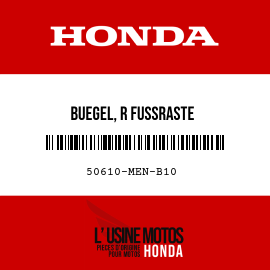 image de 50610-MEN-B10 BUEGEL, R FUSSRASTE