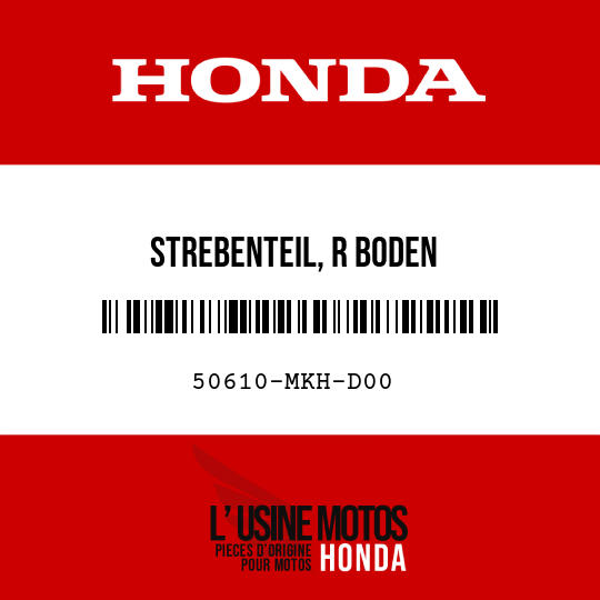 image de 50610-MKH-D00 STREBENTEIL, R BODEN