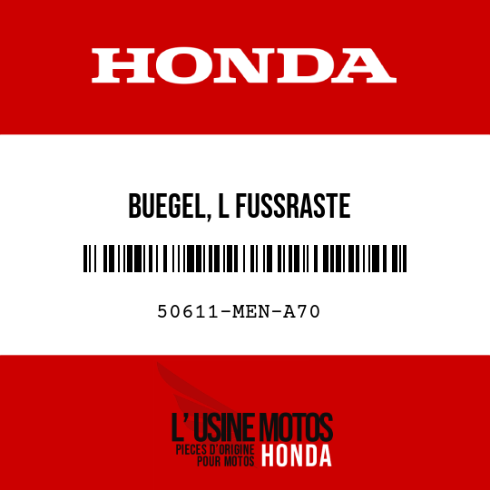 image de 50611-MEN-A70 BUEGEL, L FUSSRASTE