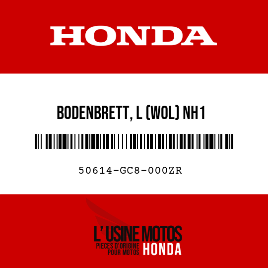 image de 50614-GC8-000ZR BODENBRETT, L (WOL) NH1 