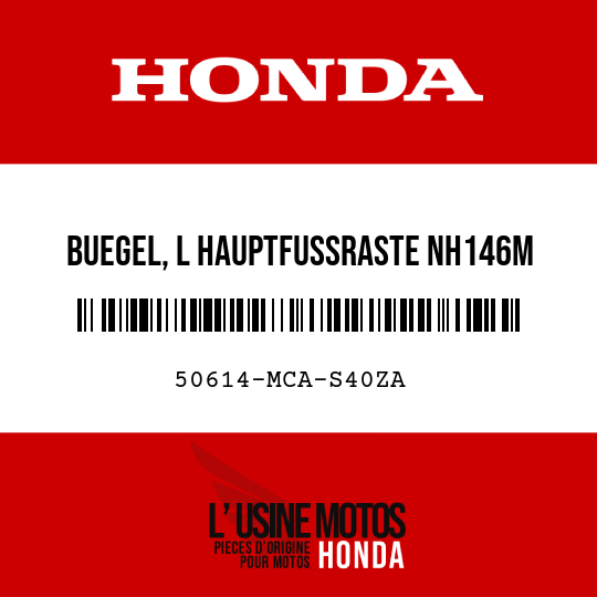 image de 50614-MCA-S40ZA BUEGEL, L HAUPTFUSSRASTE NH146M