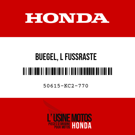 image de 50615-KC2-770 BUEGEL, L FUSSRASTE