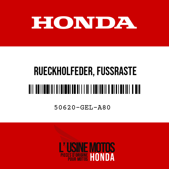 image de 50620-GEL-A80 RUECKHOLFEDER, FUSSRASTE