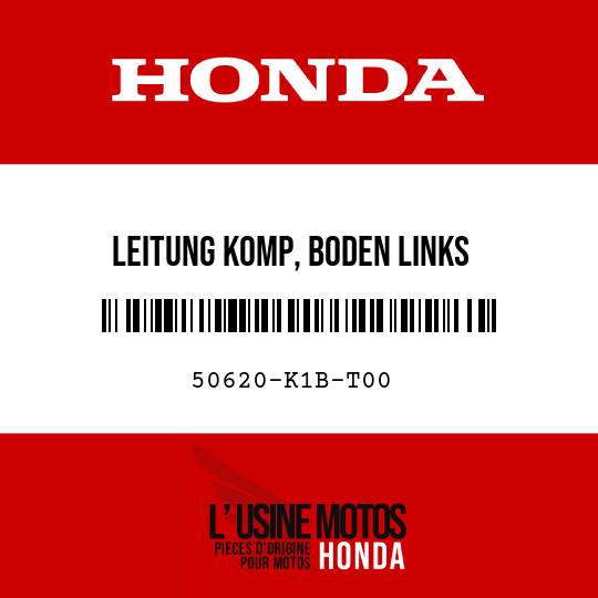image de 50620-K1B-T00 LEITUNG KOMP, BODEN LINKS