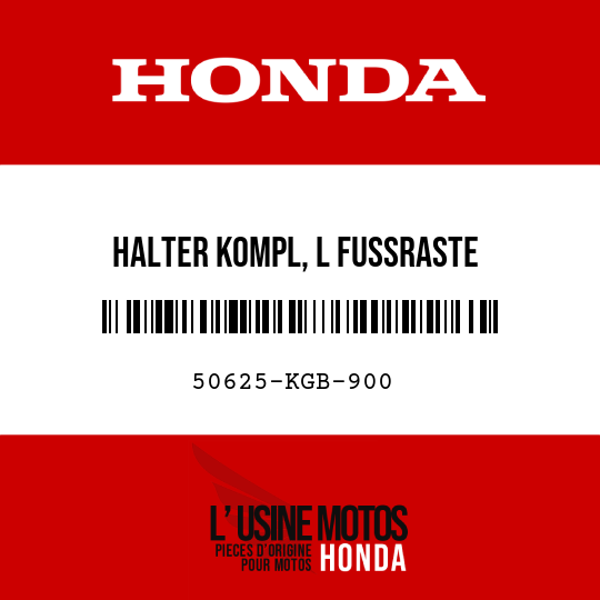image de 50625-KGB-900 HALTER KOMPL, L FUSSRASTE