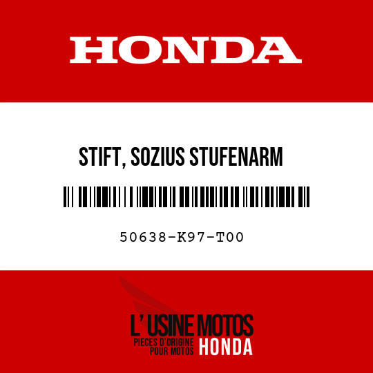 image de 50638-K97-T00 STIFT, SOZIUS STUFENARM