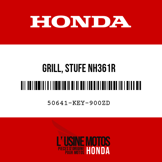 image de 50641-KEY-900ZD GRILL, STUFE NH361R 