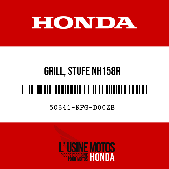 image de 50641-KFG-D00ZB GRILL, STUFE NH158R 