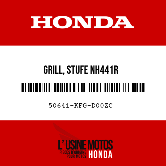 image de 50641-KFG-D00ZC GRILL, STUFE NH441R 