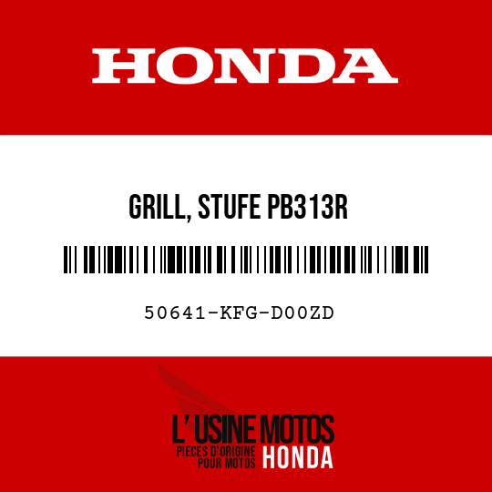 image de 50641-KFG-D00ZD GRILL, STUFE PB313R 