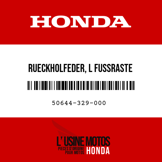 image de 50644-329-000 RUECKHOLFEDER, L FUSSRASTE