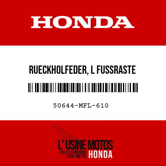 image de 50644-MFL-610 RUECKHOLFEDER, L FUSSRASTE