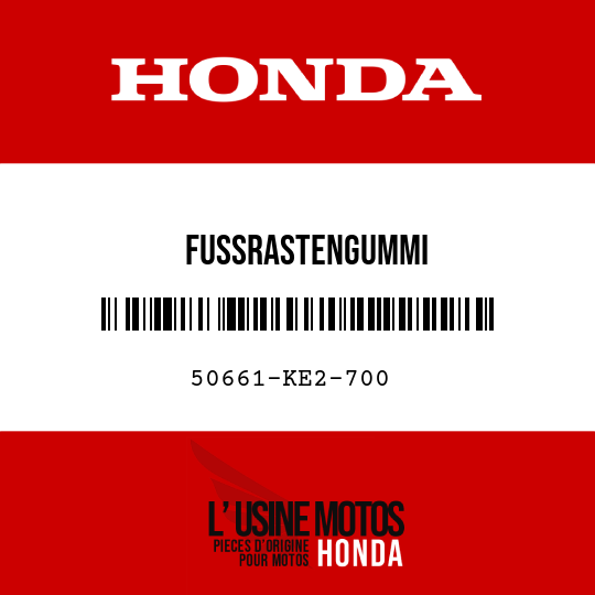 image de 50661-KE2-700 FUSSRASTENGUMMI