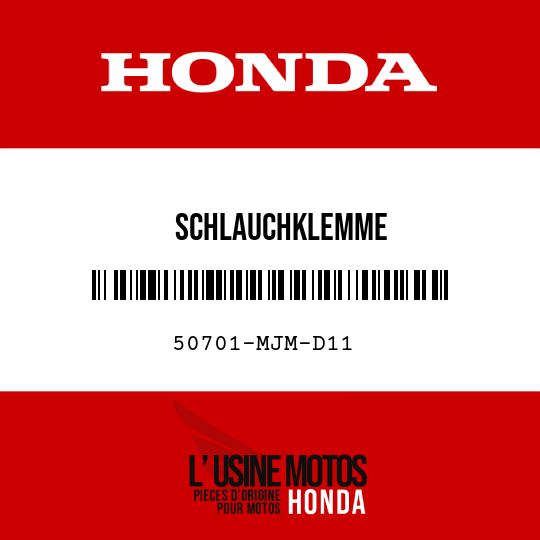 image de 50701-MJM-D11 SCHLAUCHKLEMME