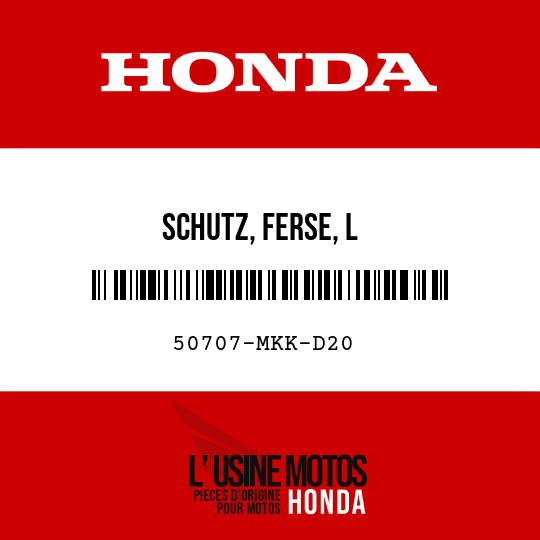 image de 50707-MKK-D20 SCHUTZ, FERSE, L