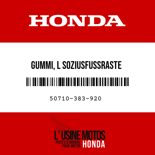 image de 50710-383-920 GUMMI, L SOZIUSFUSSRASTE