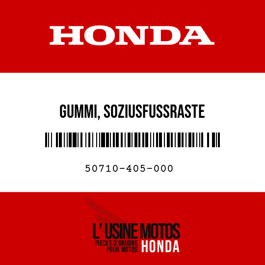 image de 50710-405-000 GUMMI, SOZIUSFUSSRASTE