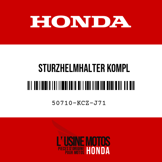 image de 50710-KCZ-J71 STURZHELMHALTER KOMPL