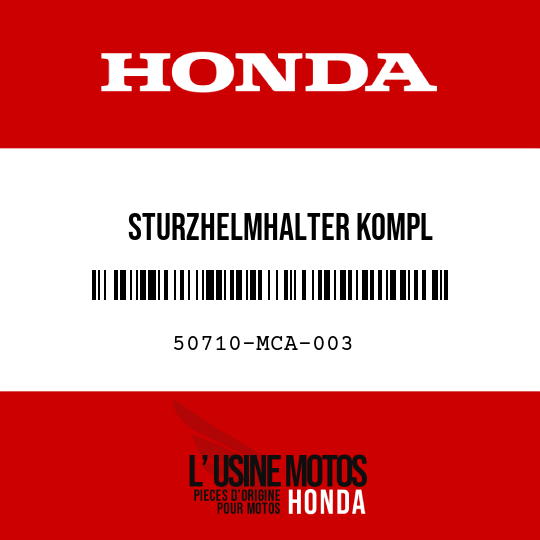 image de 50710-MCA-003 STURZHELMHALTER KOMPL