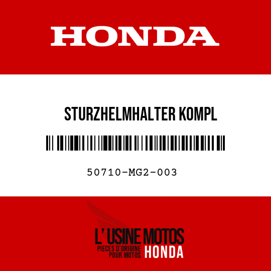 image de 50710-MG2-003 STURZHELMHALTER KOMPL