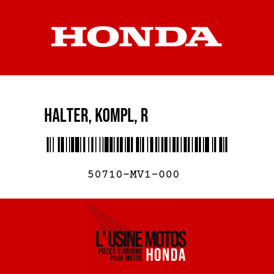 image de 50710-MV1-000 HALTER, KOMPL, R SOZIUSFUSSRASTE