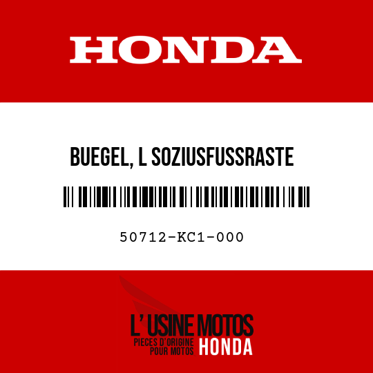 image de 50712-KC1-000 BUEGEL, L SOZIUSFUSSRASTE