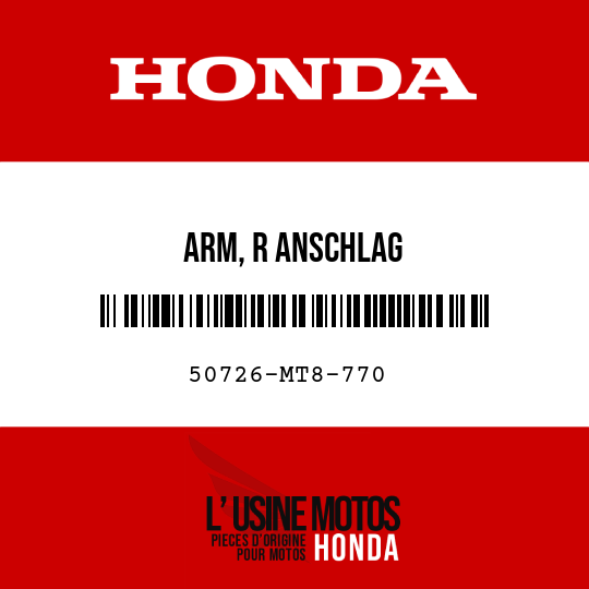 image de 50726-MT8-770 ARM, R ANSCHLAG