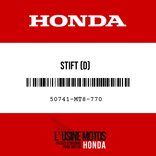 image de 50741-MT8-770 STIFT (D)