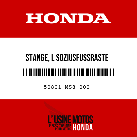 image de 50801-MS8-000 STANGE, L SOZIUSFUSSRASTE
